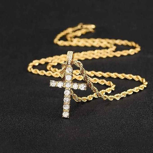 Men's Cross Pendant With Chain