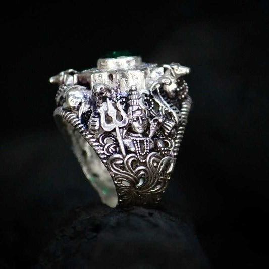 Lord Shiva Ring for Spiritual Connection and Stylish Expression - Harappakart
