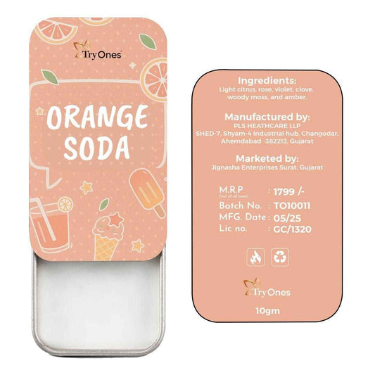 Orange Soda Solid Perfume 20 gm Pack of 2