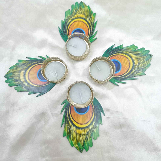 Morpankh Tealight Candle Holder (Pack of 4)