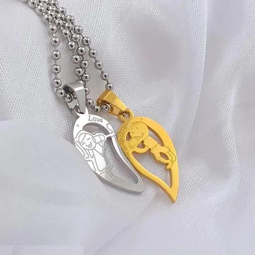 Broken Hearth shape valentine locket - Harappakart