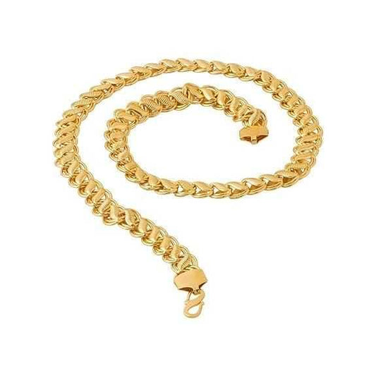 Latest Brass Gold Plated Chain - Harappakart