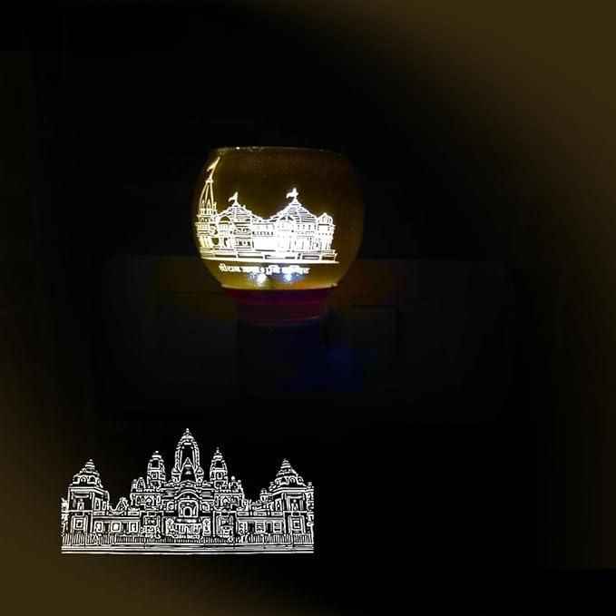 Electric Shri Ram Kapoordani for Living Room, Drawing Room and Pooja Hall - Harappakart