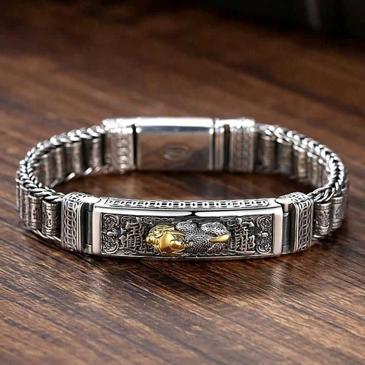 Charm Bracelet Men Cuff Personality Jewelry - Harappakart