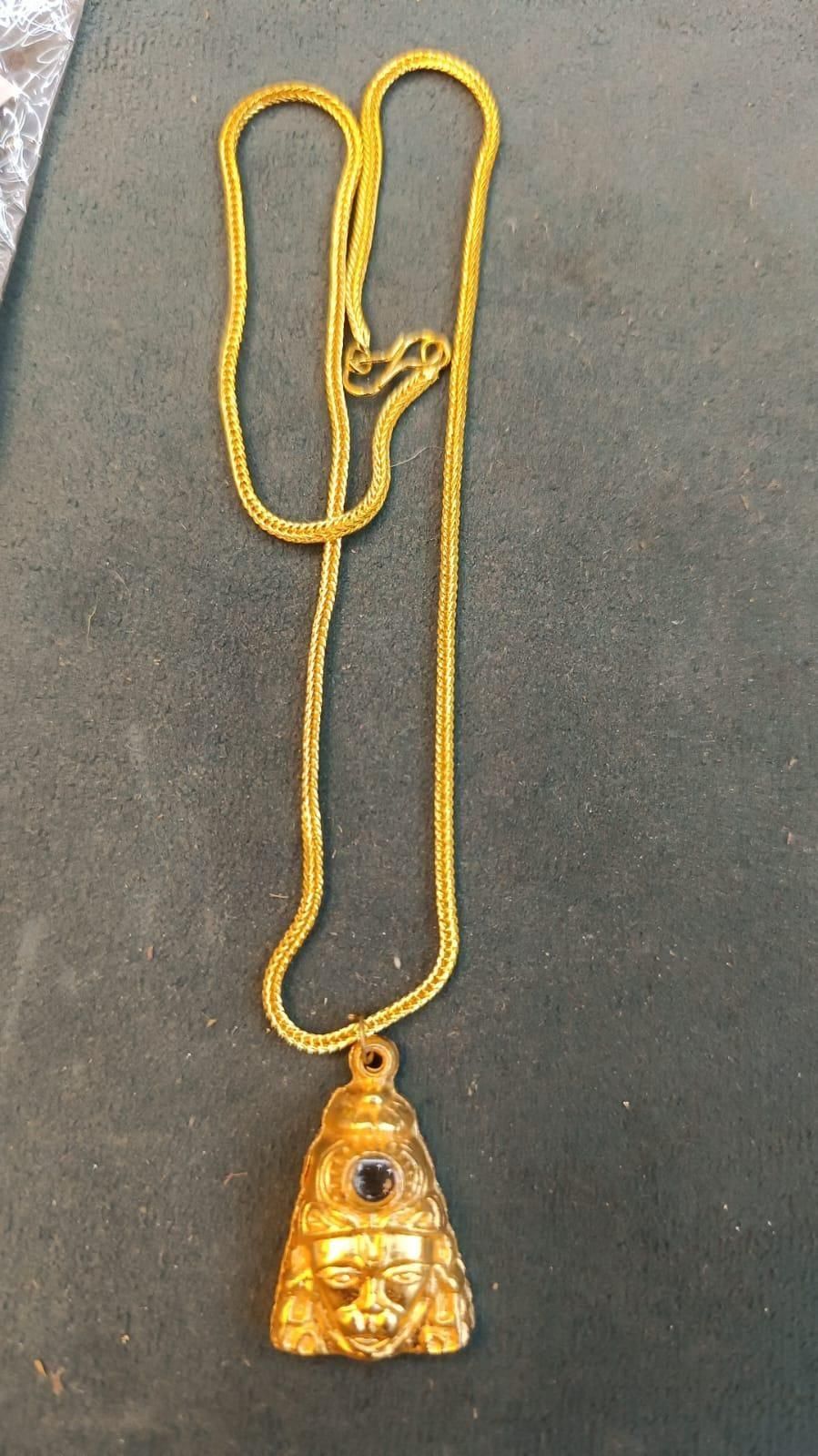 Spiritual Original Hanuman Chalisa Yantra Locket With Chain - Harappakart