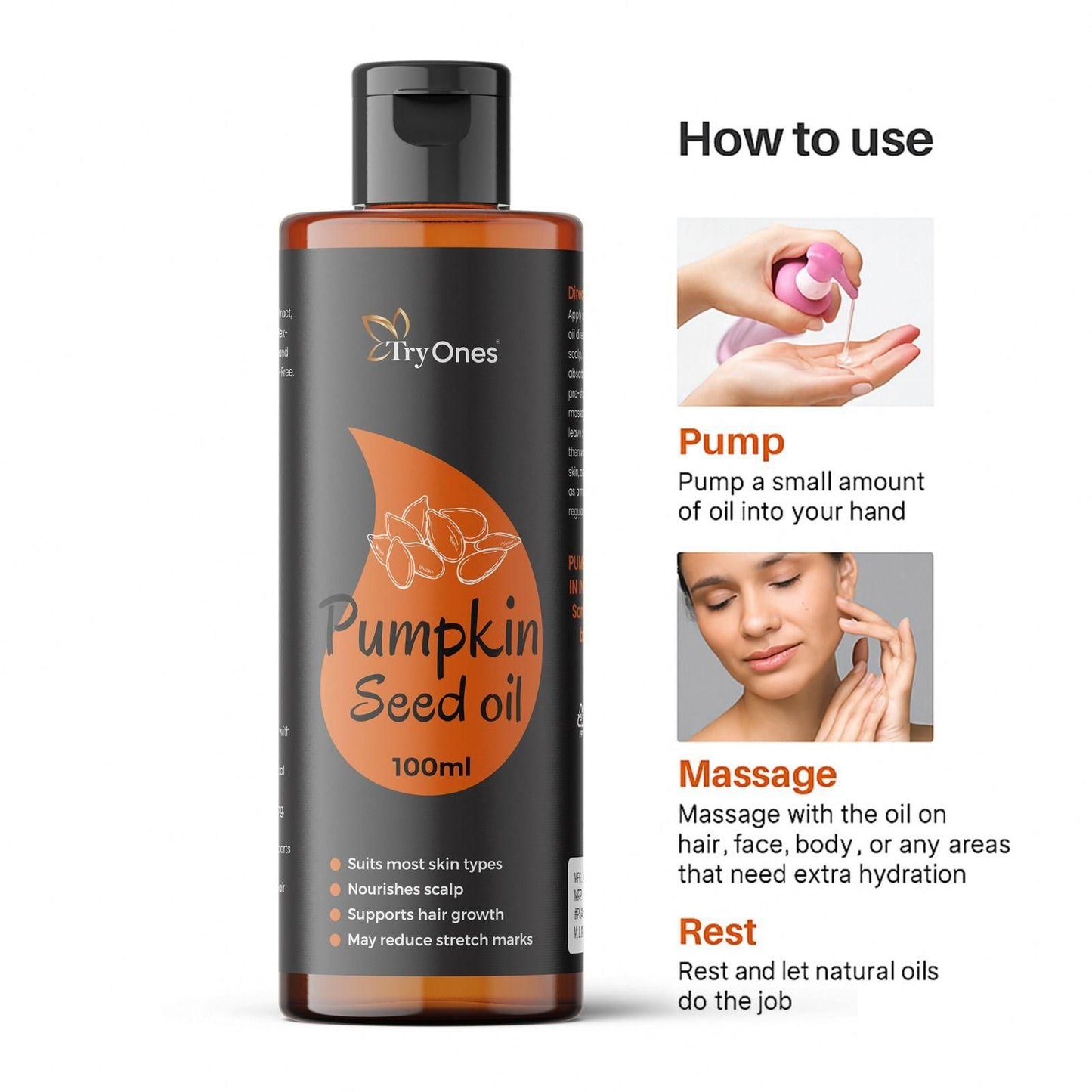Pumpkin Seed Oil 100ML - Harappakart