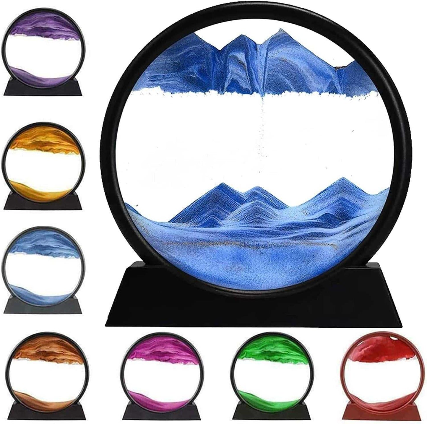 Relaxing Kinetic Sandscape Art Table Desk - Harappakart