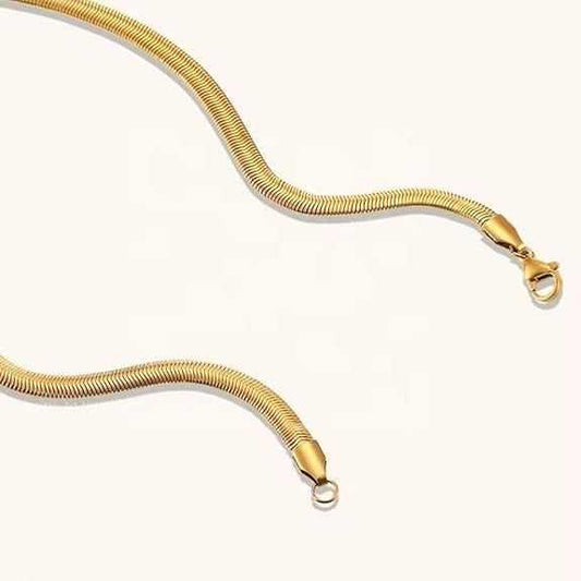 Men's Golden Snake Chain - Harappakart