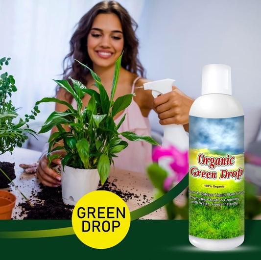 Organic GreenDrop Plant Food Liquid Fertilizer For Plant Growth & Greening Pack of 2 - Harappakart