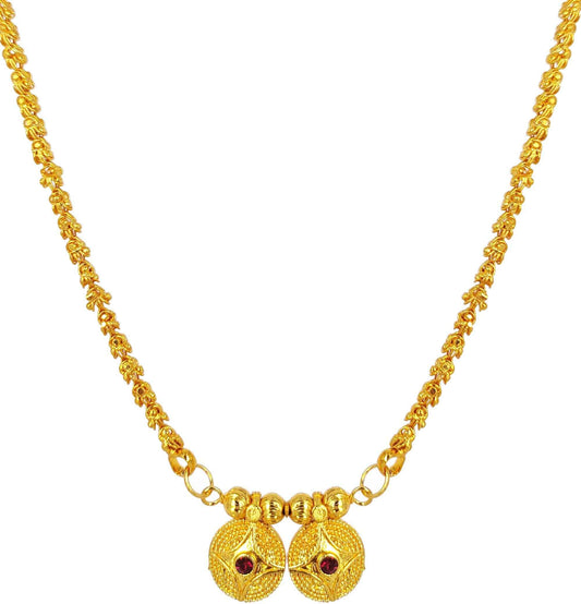 Beautiful Gold Plated Mangalsutra - Harappakart
