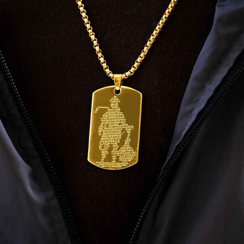 Hanuman Chalisha Pendant with Chain