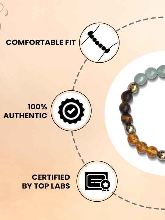 Dhan Yog Elasticated Bracelet - Harappakart