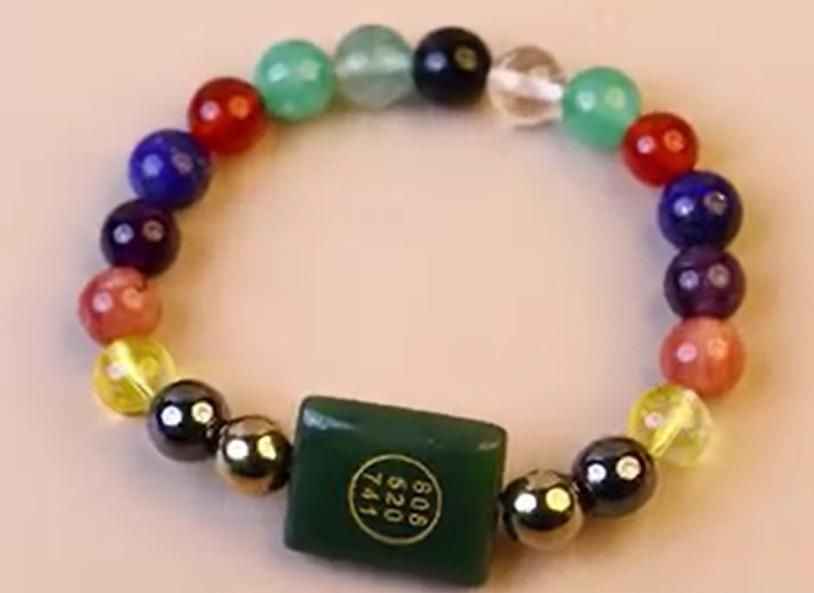 Natural Gemstones Zibu Bracelet for Spiritual Energy and Healing - Harappakart