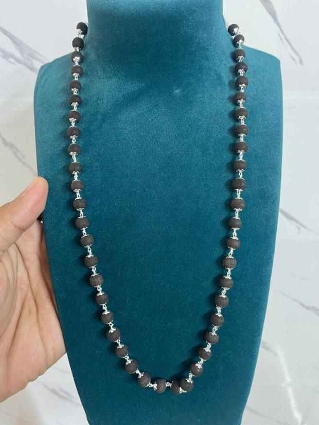 Ebony Wood Karungali Mala - Harappakart