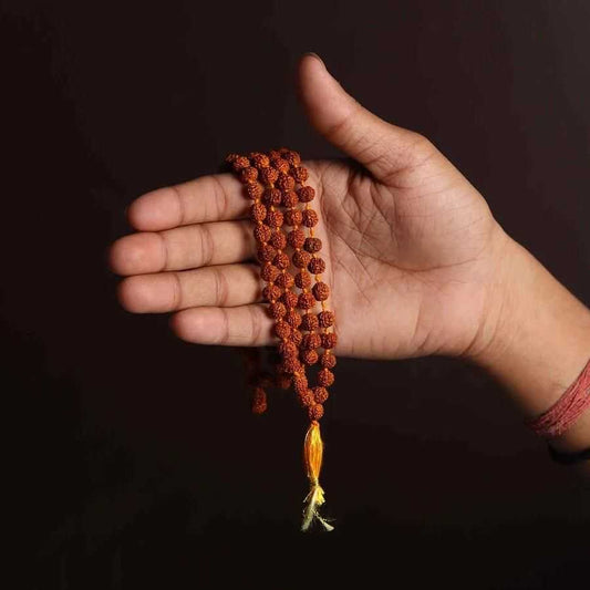 108 Beads Rudraksha Jaap Mala - Harappakart