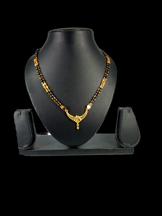Elegant Gold Plated Mangalsutra - Harappakart