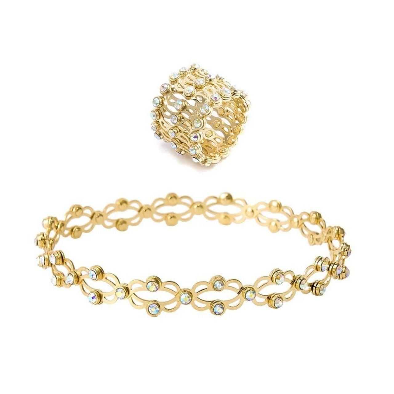 Stretchable Ring Bracelet - Versatile 2 In 1 Stylish Accessory - Harappakart