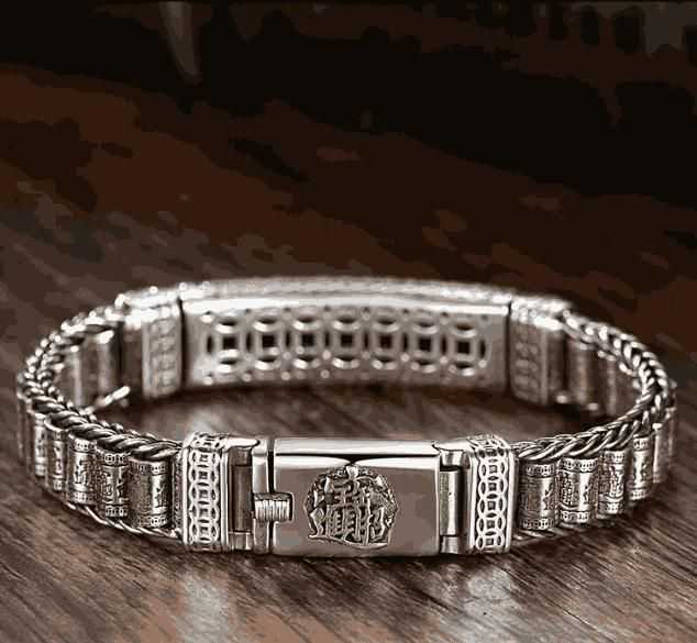 Charm Bracelet Men Cuff Personality Jewelry - Harappakart