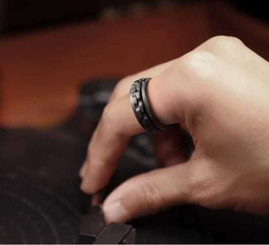 Stainless Steel Ring For Men (Pack of 2) - Harappakart