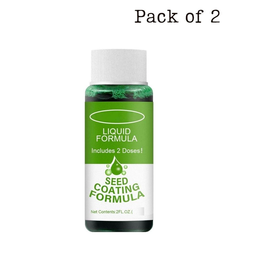 Seed Coating Formula, 60ml Green Grass Lawn Spray Pack of 2 (60ml) - Harappakart