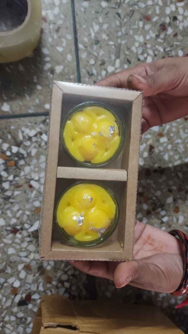 Rasmalai Scented Candle (Pack of 4)