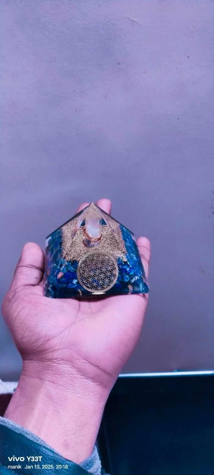 Lapis Lazuli Orgon Pyramid - Harappakart