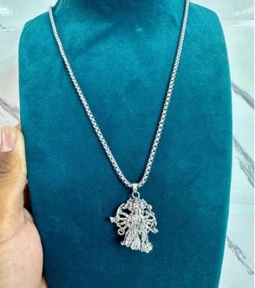 Panchamukhi Hanuman Pendant With Chain - Harappakart