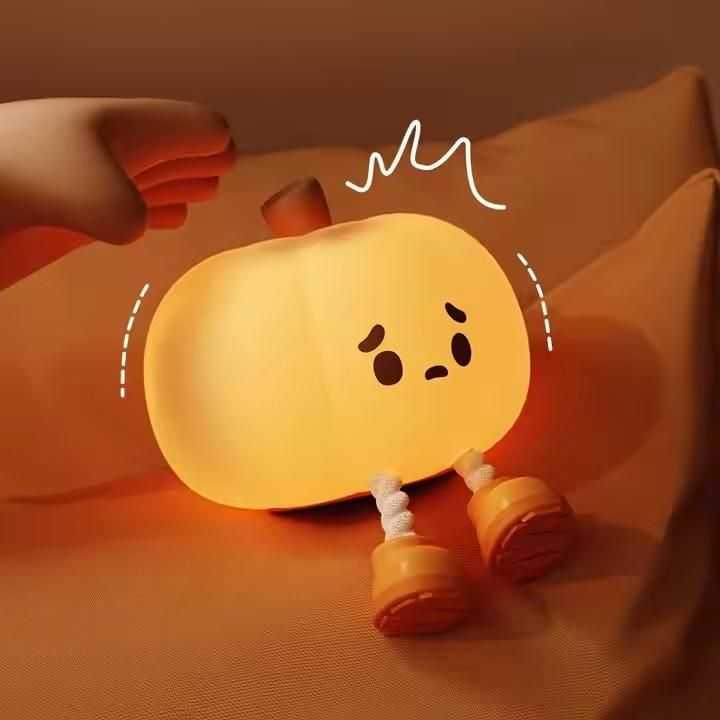 Sad Pumpkin Silicone Lamp - Harappakart