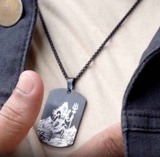 Eternal Shiv Godform Pendant with Chain
