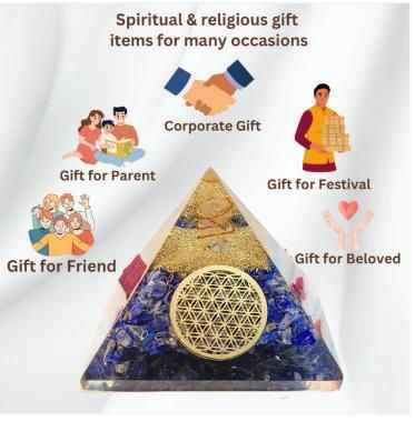 Lapis Lazuli Orgon Pyramid - Harappakart