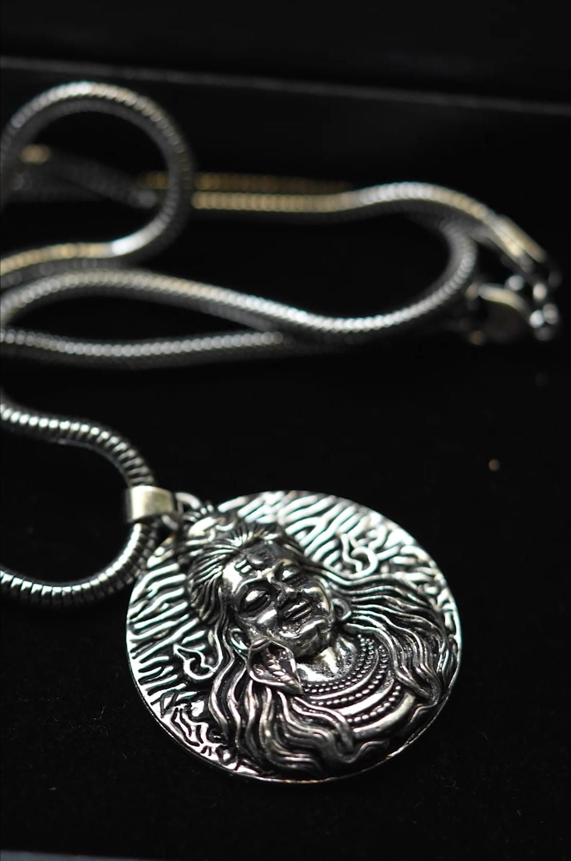 Lord Shiv Pendant with Snake - Harappakart