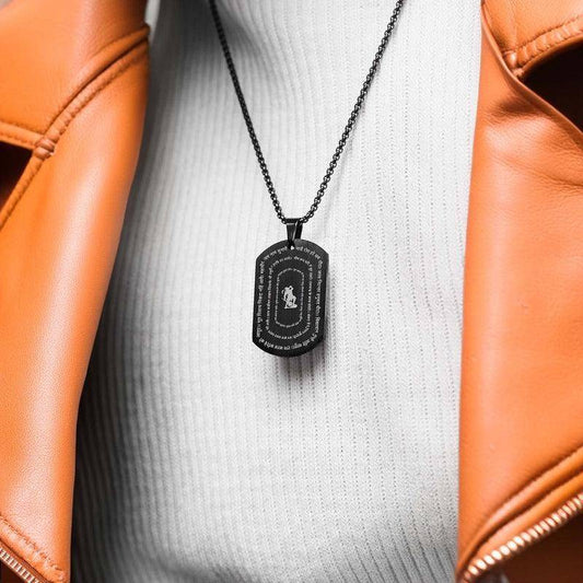 Hanuman Chalisa Pendant with Chain - Harappakart