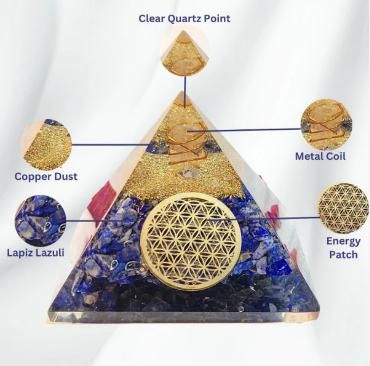 Lapis Lazuli Orgon Pyramid - Harappakart
