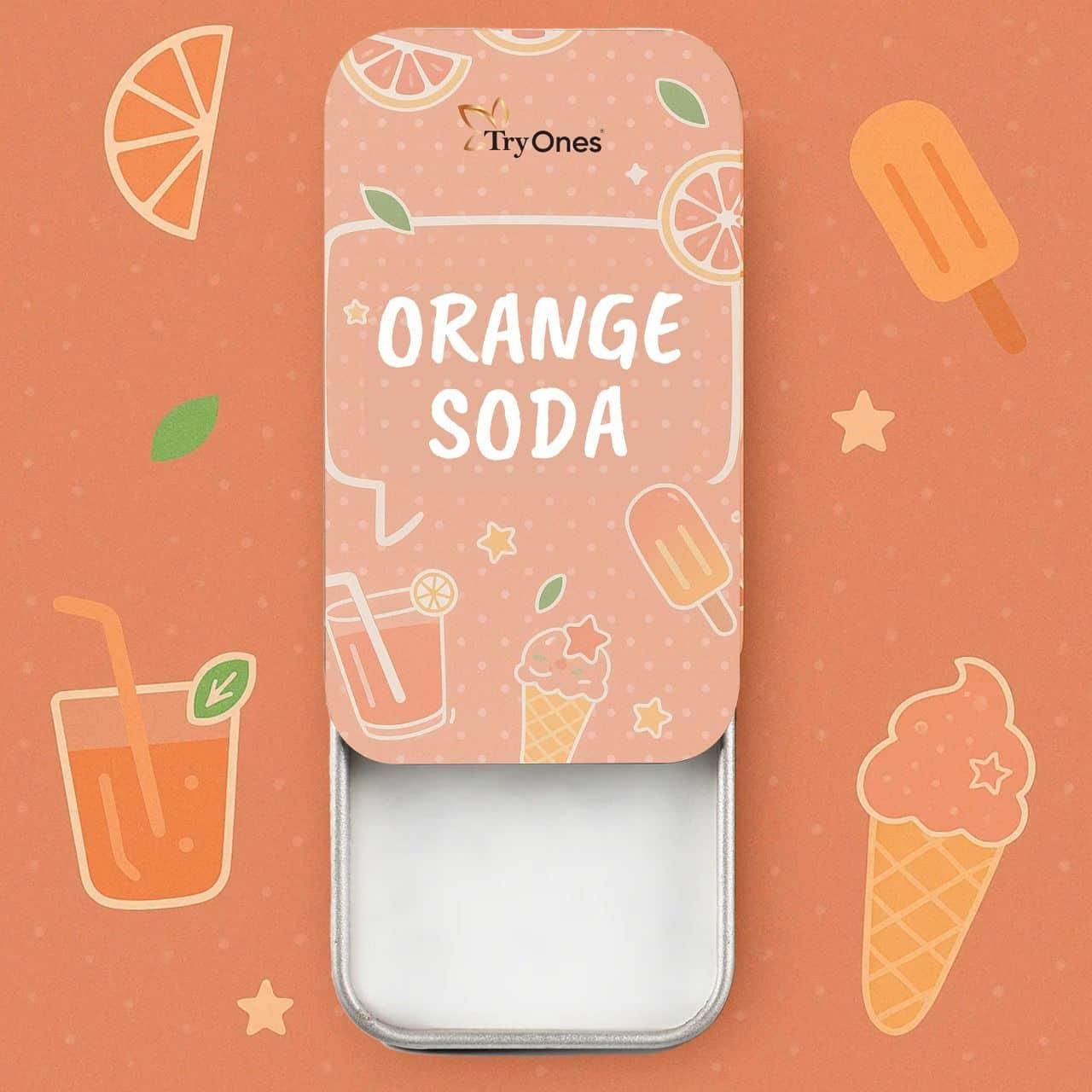 Orange Soda Solid Perfume 10 gm Pack of 1 -