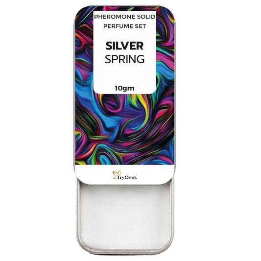 Pheromone Solid Perfume Set Silver Spring 20 gm Pack of 2