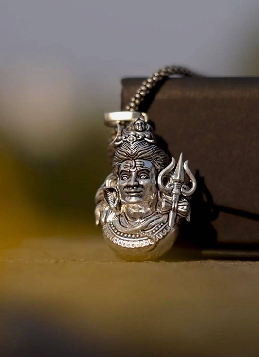 Lord Mahadev Premium Pendant Chain - Exquisite Quality for Spiritual Elegance - Harappakart