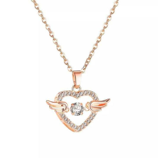 Heart With Wings Necklace - Harappakart