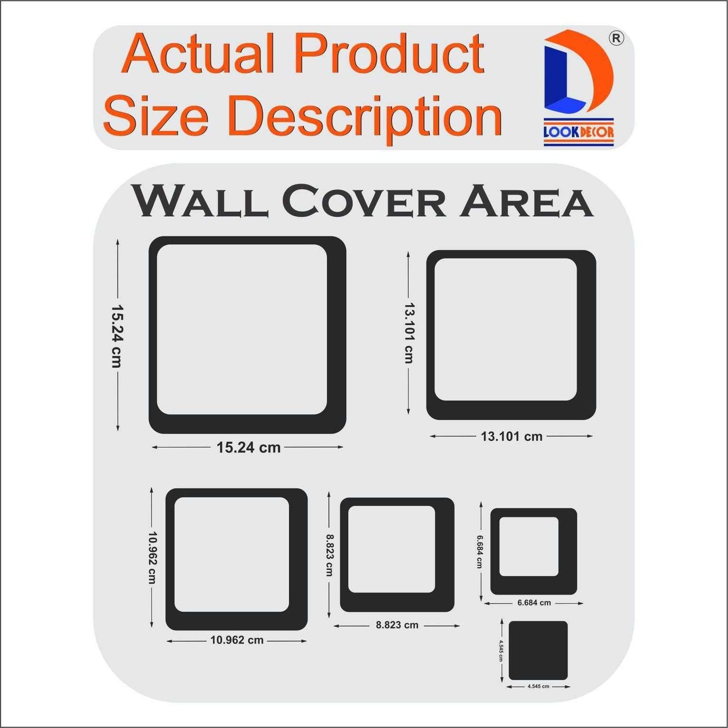 3D Acrylic Mirror Wall Sticker Decoration - Harappakart