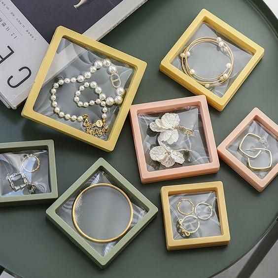 3D floating display Frame Case Jewellery Organizer (2pc)