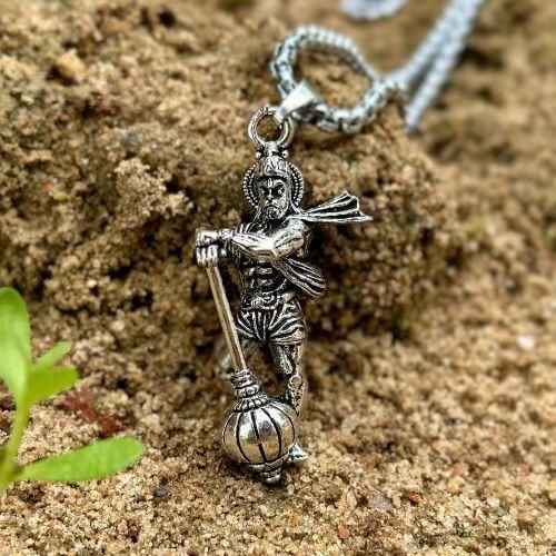Lord Hanuman Pendant Chain - Pack of 4 Elegant Chains with Pendant - Harappakart