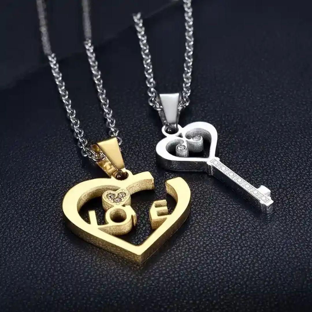couple love pendants collections - Harappakart