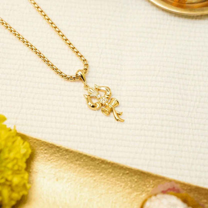 Trishul Pendant With Chain