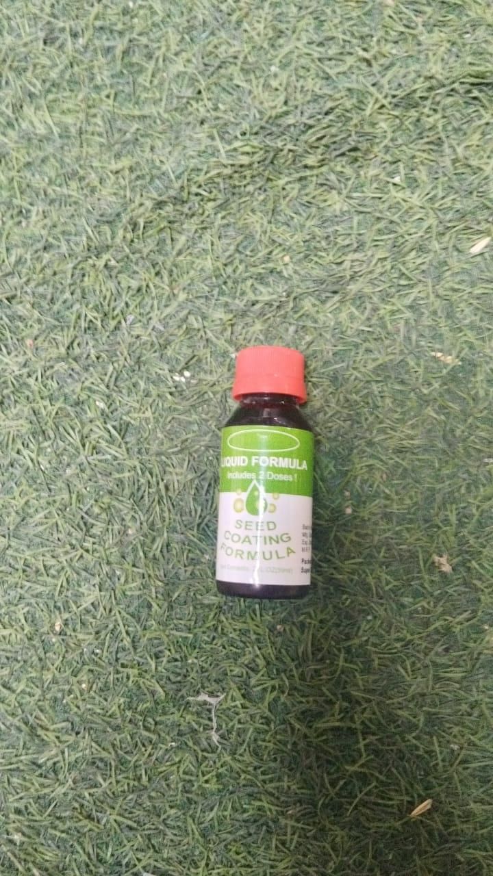 Seed Coating Formula, 60ml Green Grass Lawn Spray Pack of 2 (60ml) - Harappakart