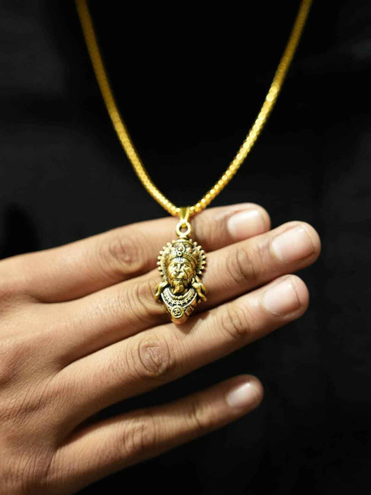 Lord Hanuman Pendant with Chain