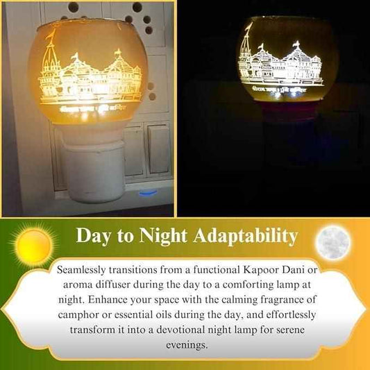 Electric Shri Ram Kapoordani for Living Room, Drawing Room and Pooja Hall - Harappakart