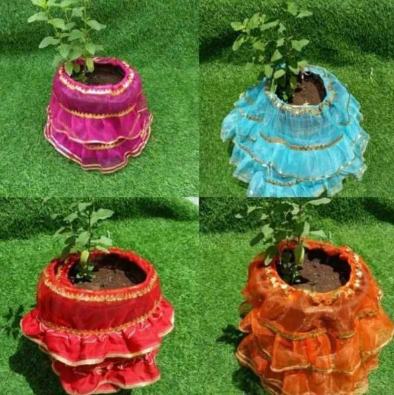 Tulsi Vastram - Lehenga & Chunni for Tulasi Vivah