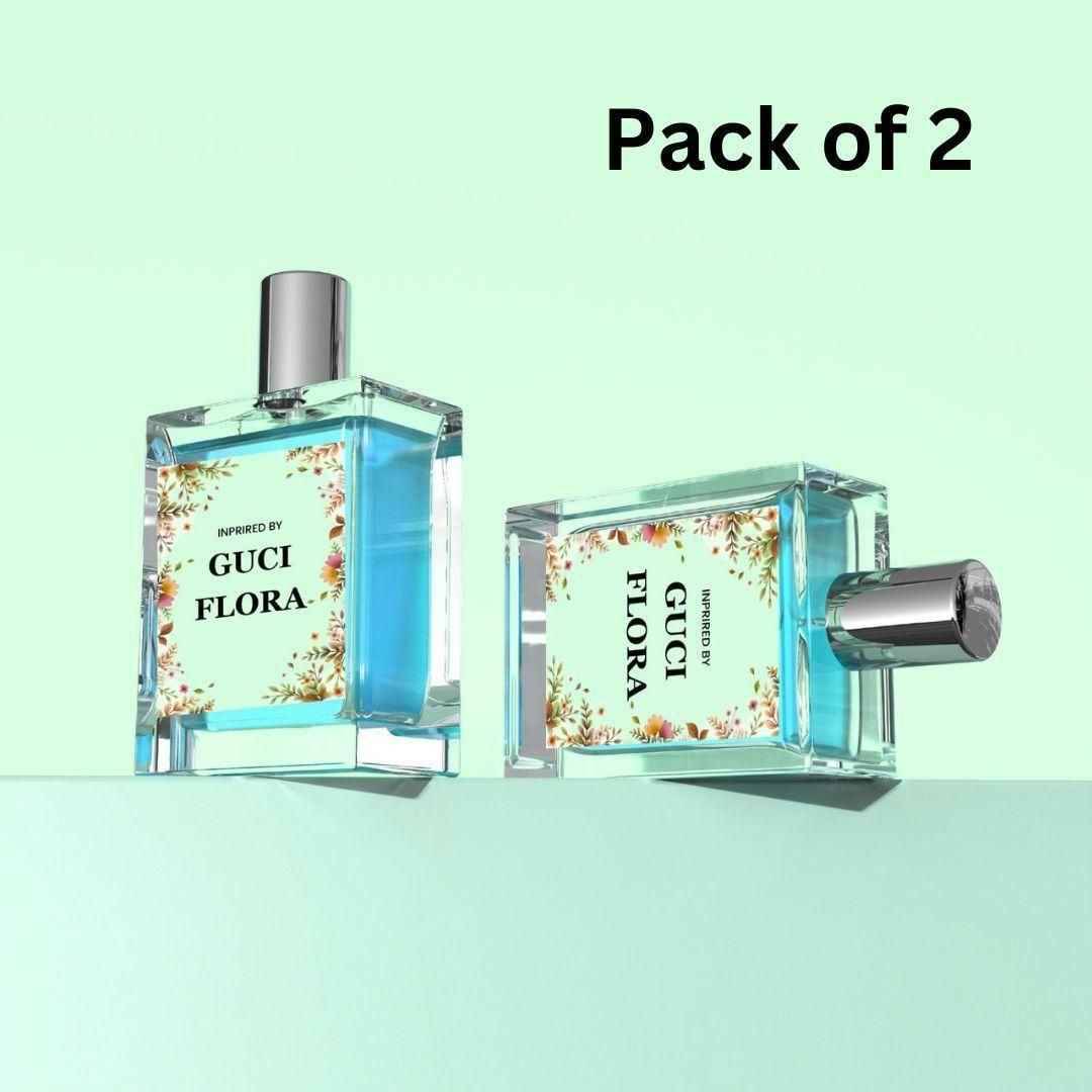 Inspired by Guci Flora Eau De Parfume 50ML (Pack of 2)