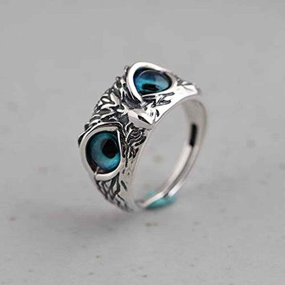 Attractive Silver Plated Owl Ring (Pack of 2)