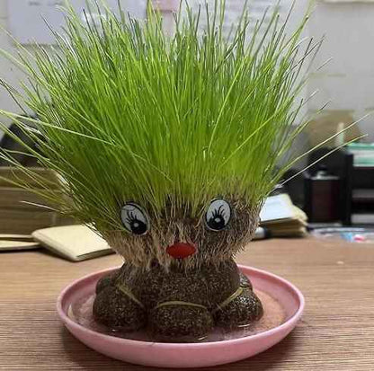 Octopus Grass Doll Grow Bag Pots - Harappakart