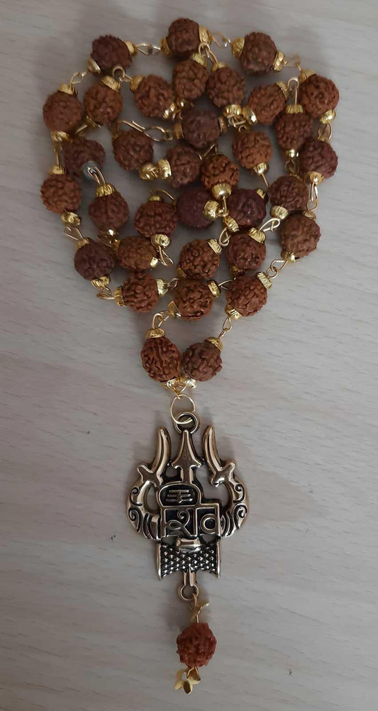 Latest Rudraksha Gold Plated Chain - Harappakart